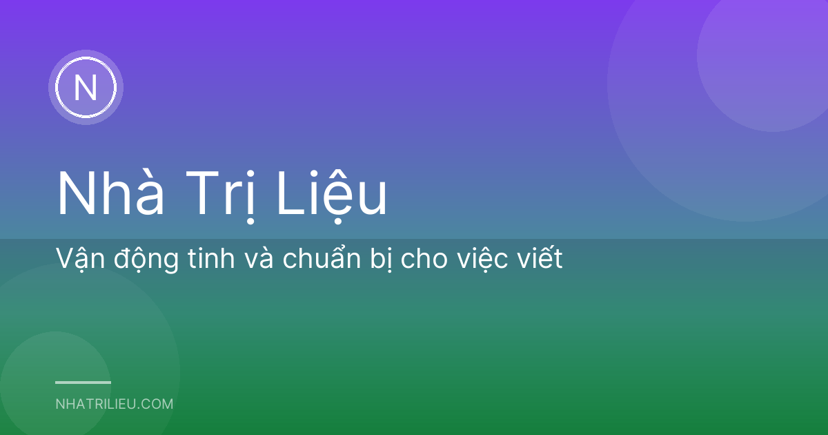 Vận động tinh và chuẩn bị cho việc viết